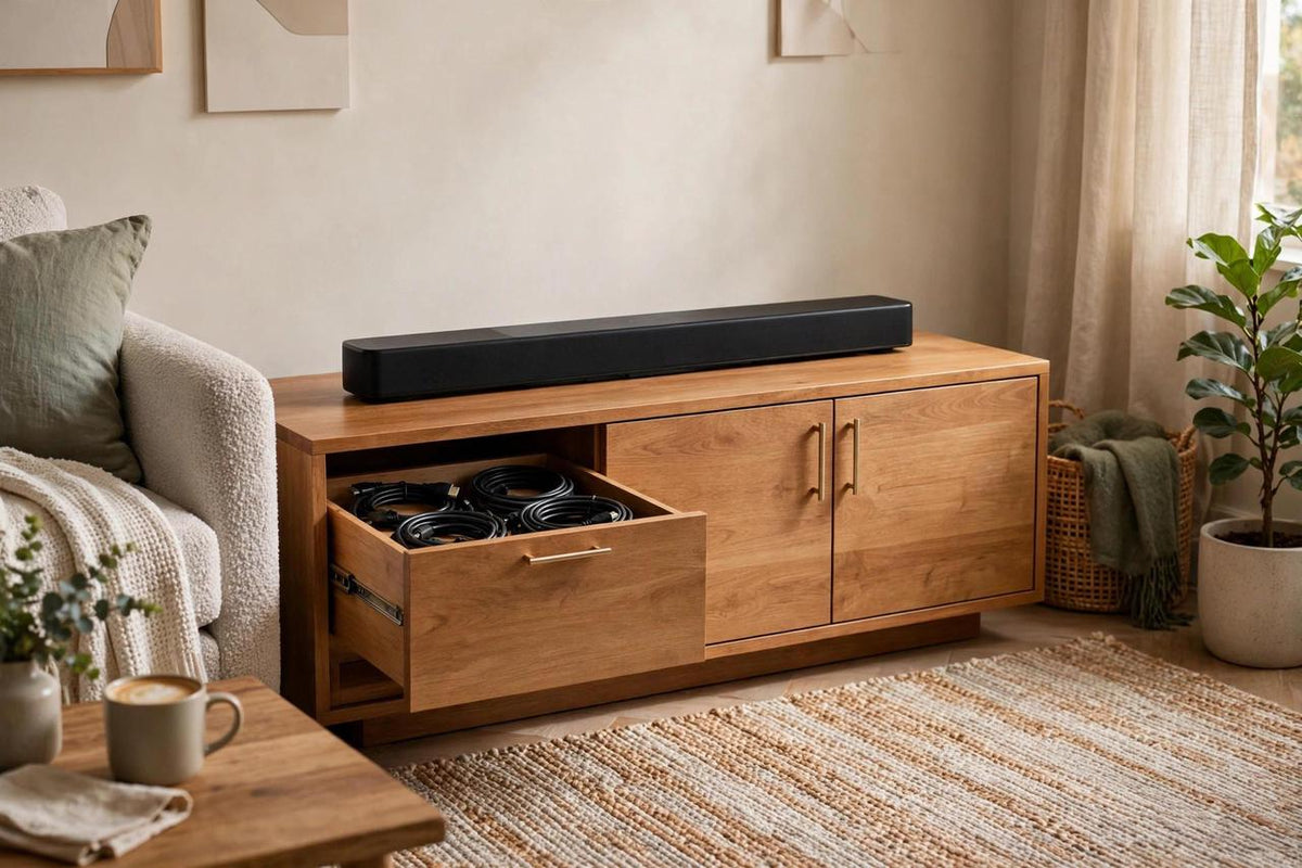 TV Stand With Doors vs. Drawers: Which Storage Works Better