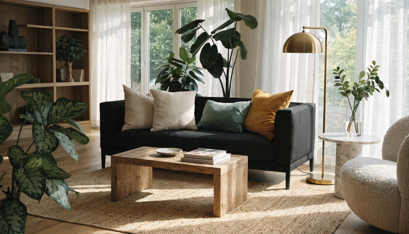 What Colors Go With a Black Sofa? 21 Stylish Living Room Ideas