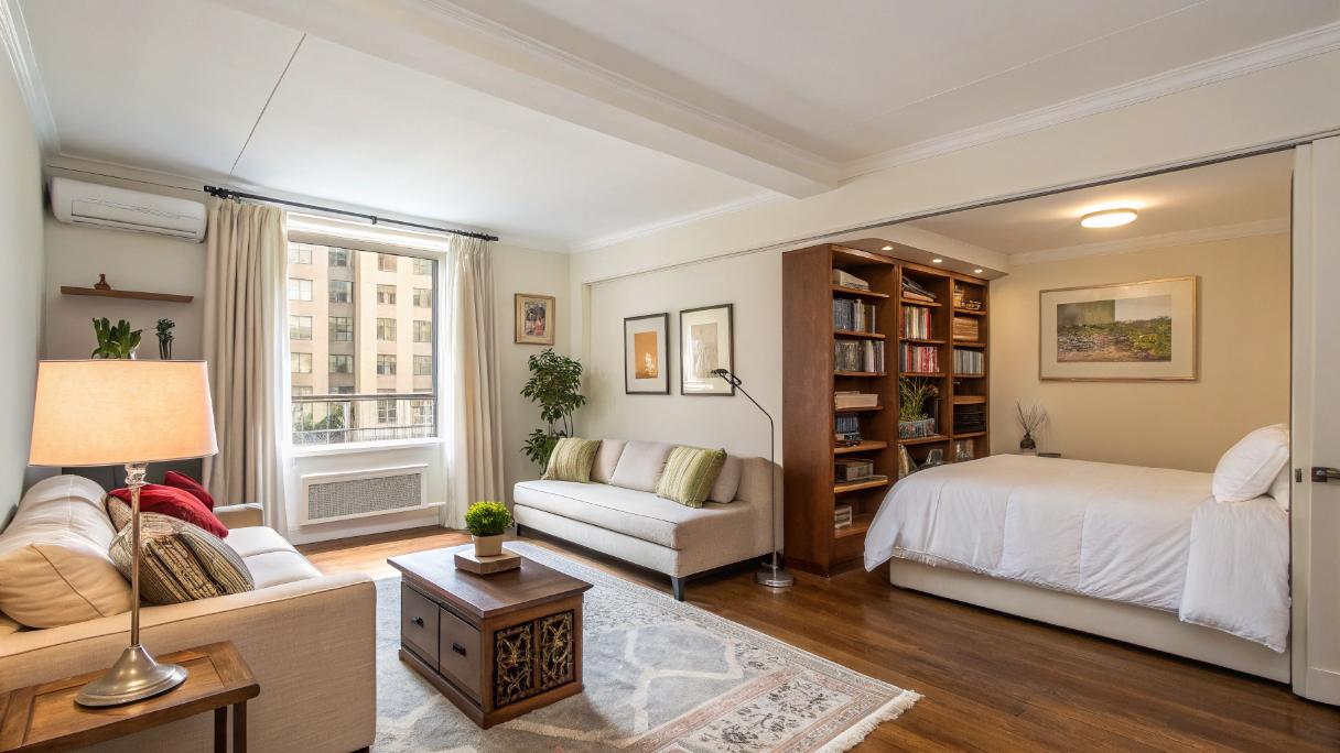 15 Half Living Room Half Bedroom Ideas for a Stylish Dual-Purpose Space
