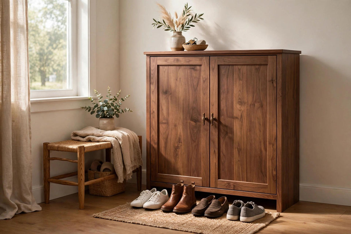 Flip, Hinged, Sliding, or Slatted: Which Shoe Cabinet Door Type Fits Your Entryway?