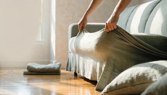 How to Put on a Sofa Slipcover: A Simple Step-by-Step Guide to Sofa and Couch Slipcovers