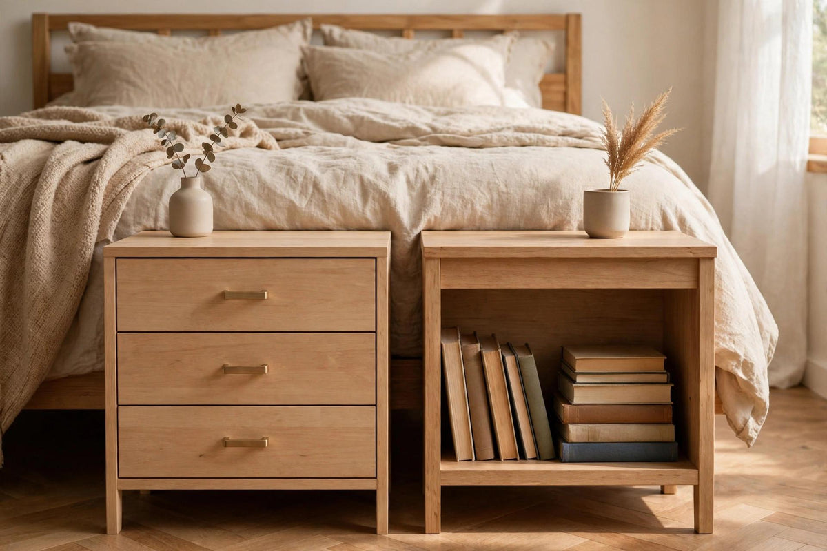 Nightstand With Drawers vs. Open Shelf: Which Storage Layout Should You Buy?