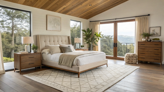 Rug Bed Placement: Bedroom Rug Rules for Size, Layout, and Style