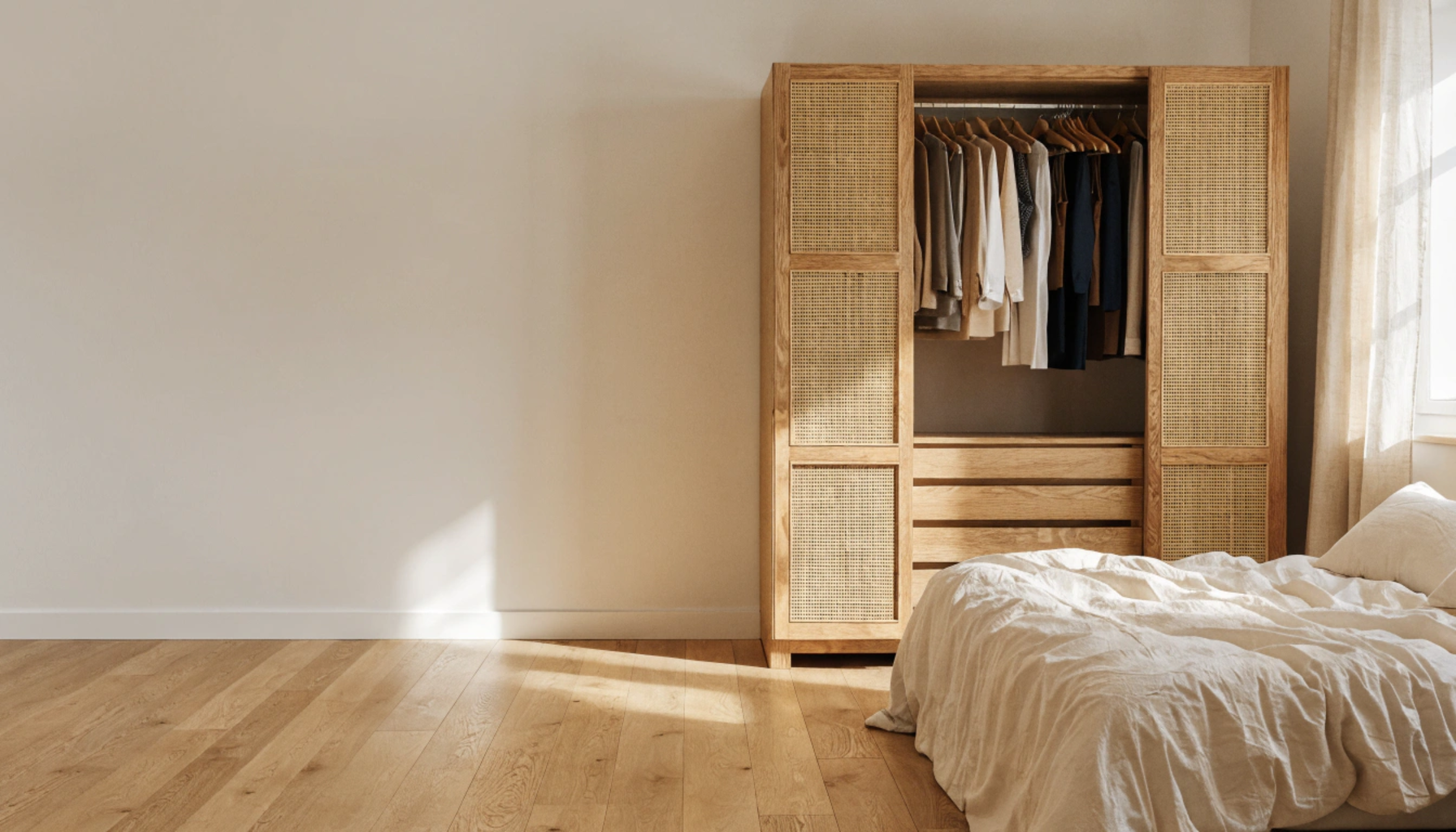 How to Choose a Wardrobe That Fits Your Room and Your Clothes