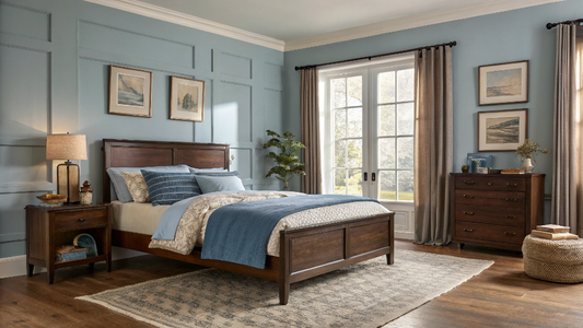 26 Brown and Blue Bedroom Ideas for a Warm, Calm Retreat