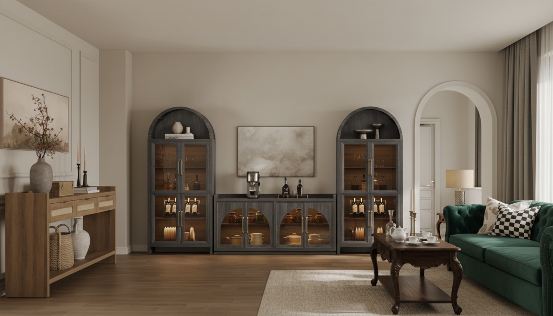 Modern Gothic Living Room Ideas for a Dark, Elegant Home