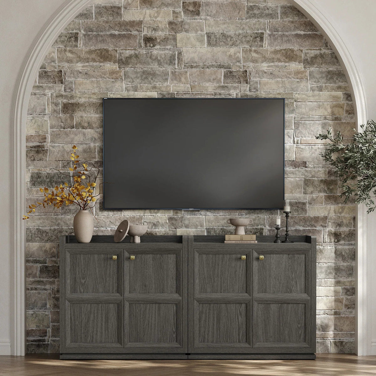 Helio Sideboard Cabinet, Set of 2