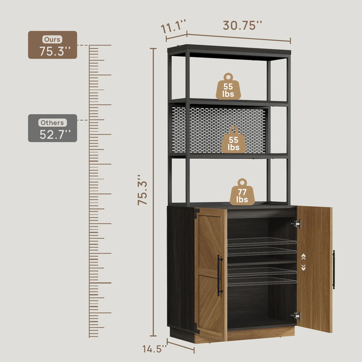 Willow Bookcase and Sideboard Set
