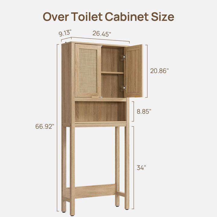 Savanna Over-the-Toilet Space Saver, Large Storage