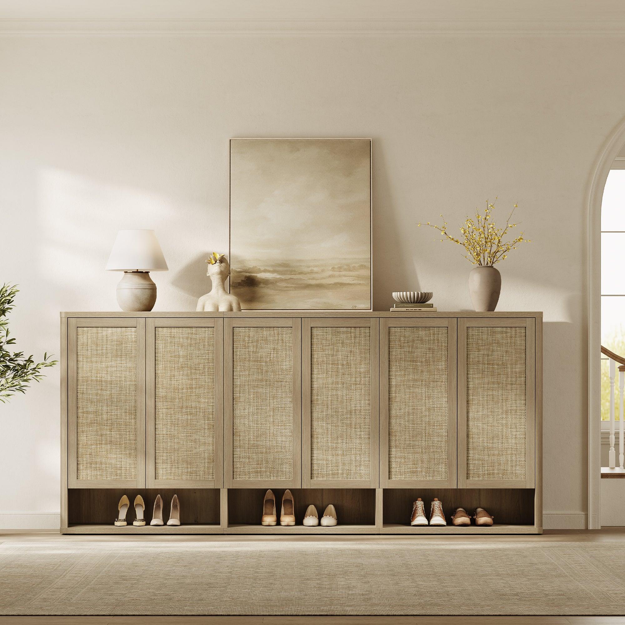 Zura Modular Shoe Cabinet with 6 Doors