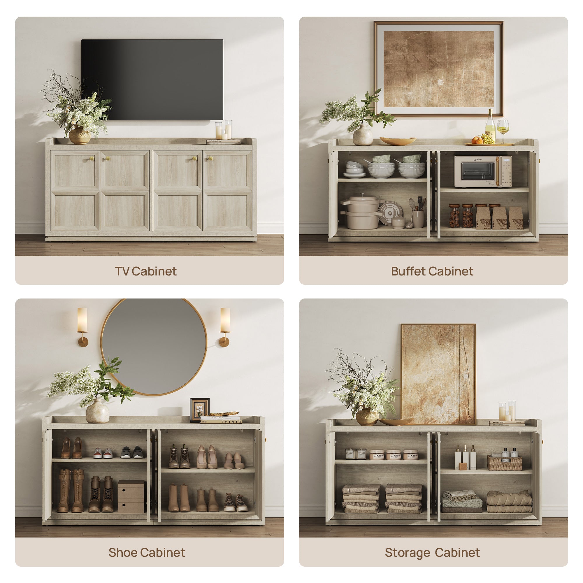 Helio Sideboard with 4 Doors