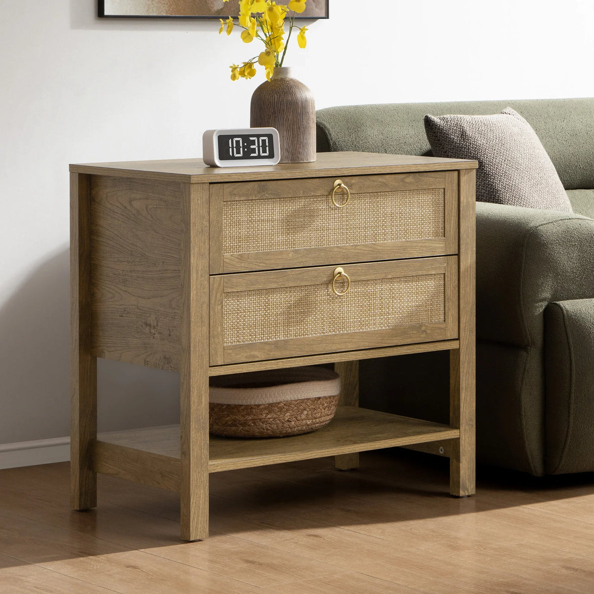 Terra Rattan Dresser and Nightstands Set
