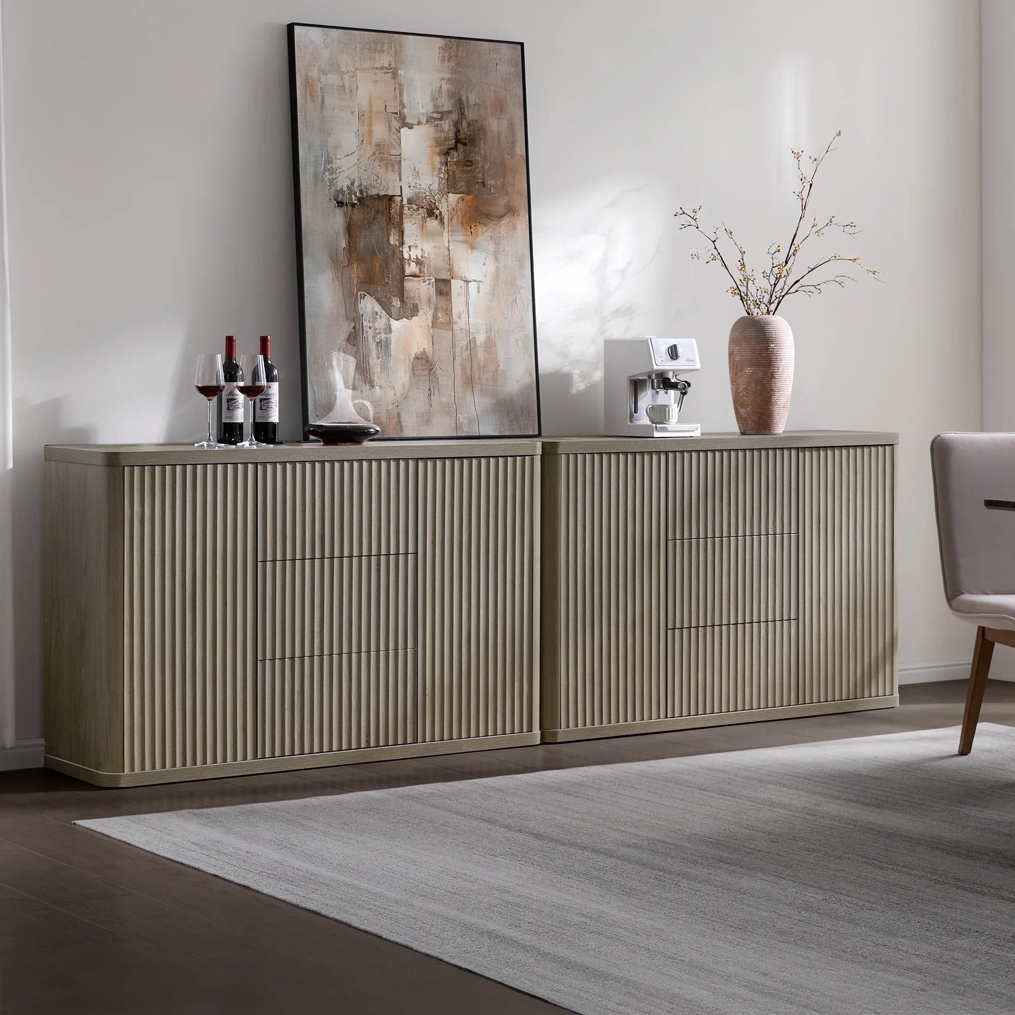 Cas Sideboard With 2 Doors And 3 Drawers
