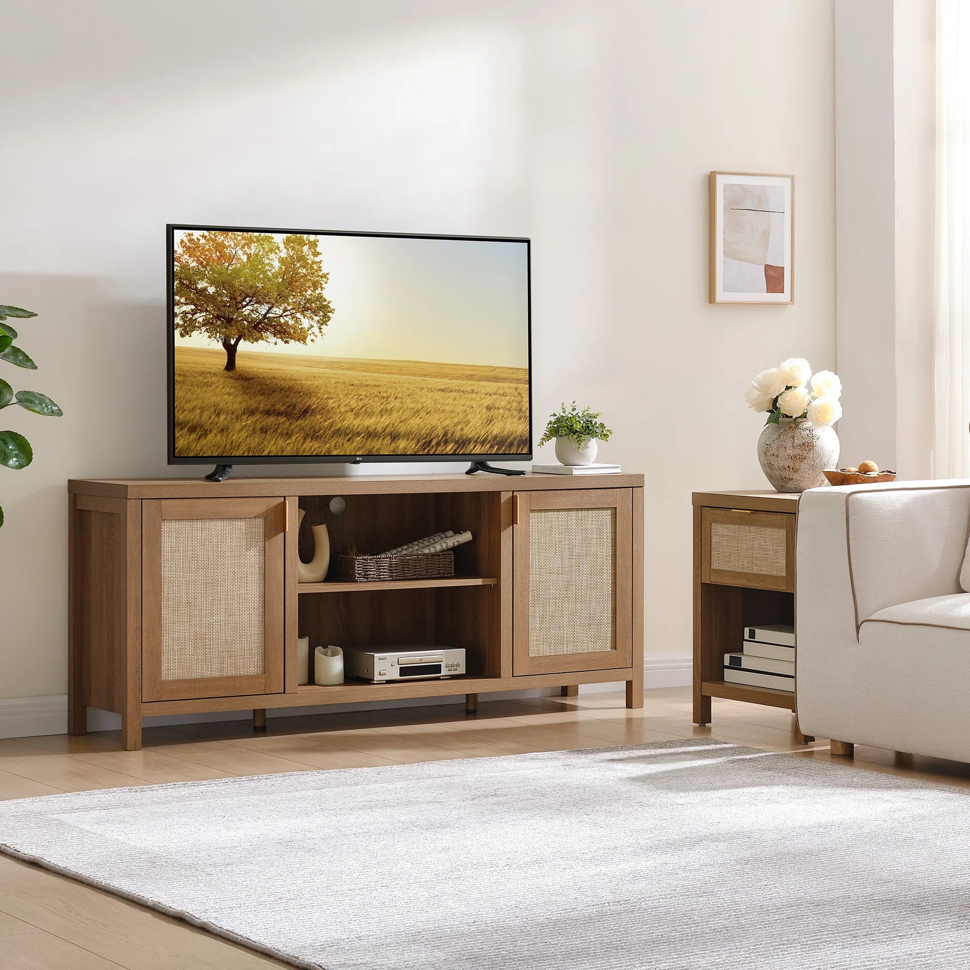 Savanna TV Stands with Shelves
