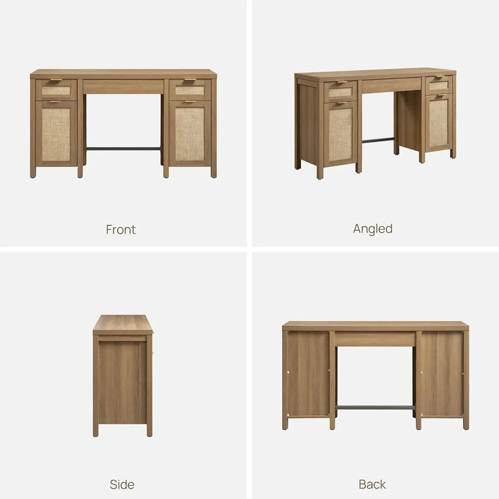 Savanna Modern Vanity Table with Doors