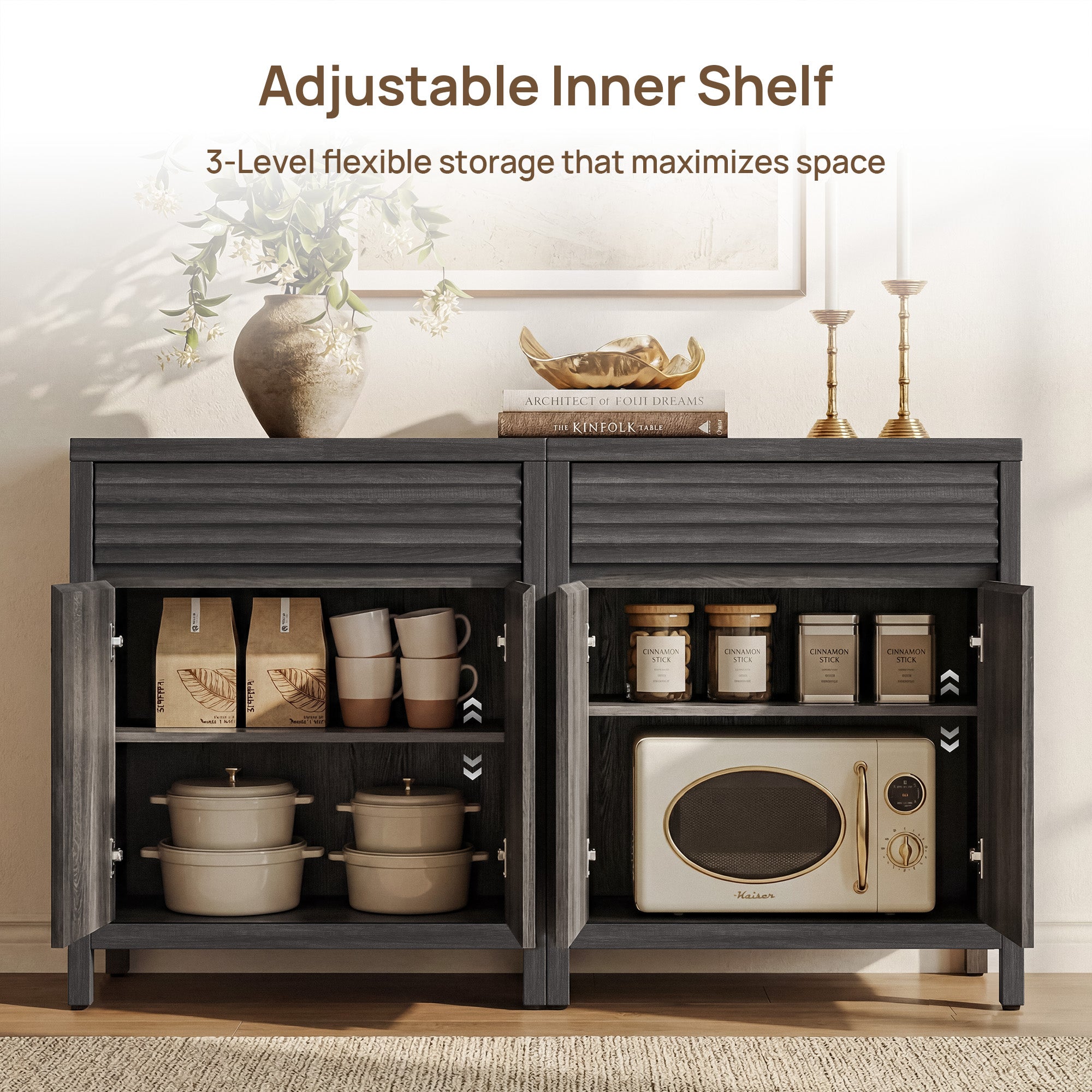 Prelude 2 Doors Sideboard with 1 Drawer