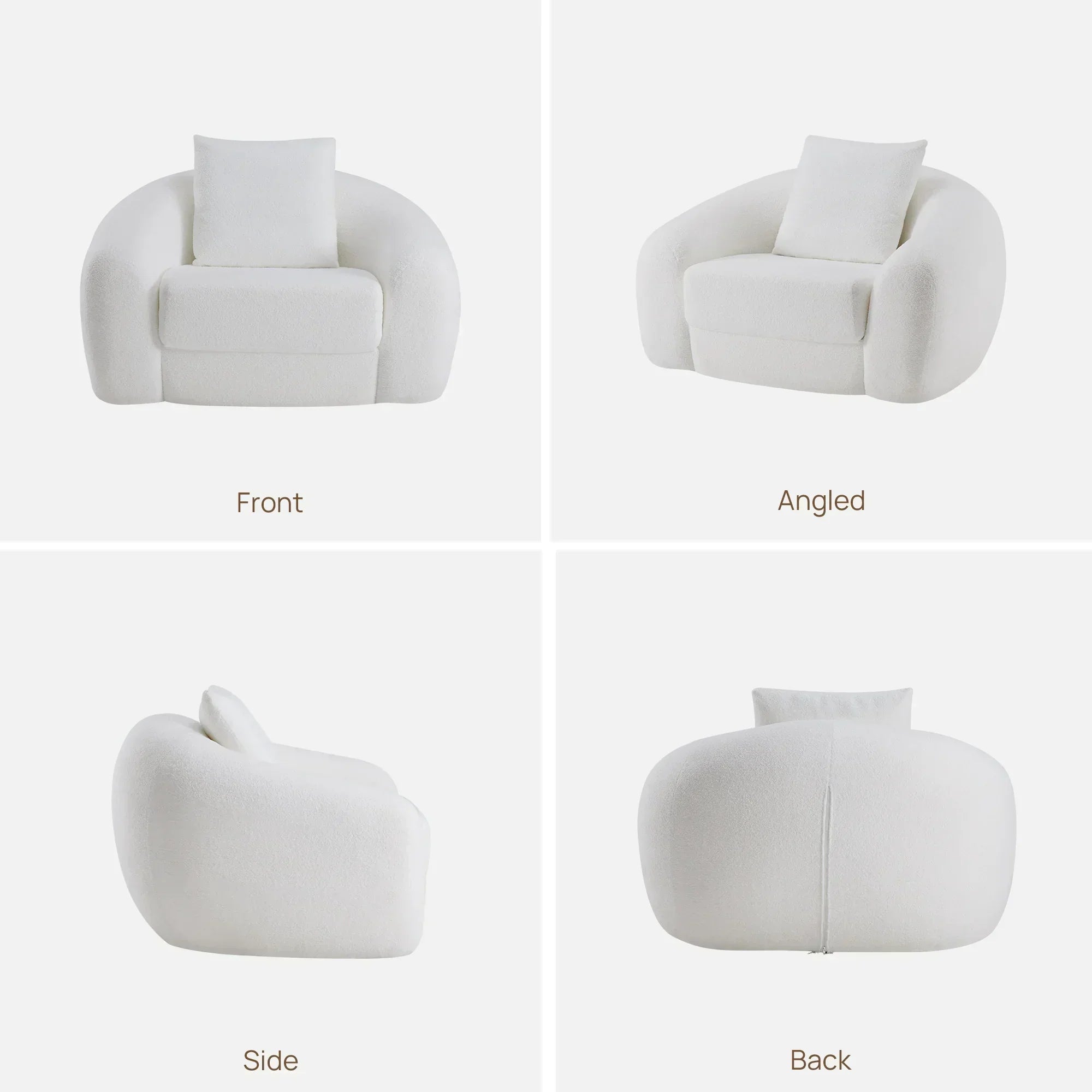 Nimbus White Sofa Couch