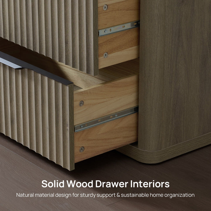 Cas Tall 5 Drawers Dresser, Set of 2