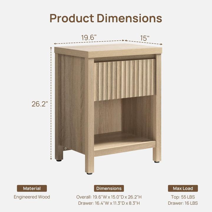 Prelude Modern Nightstand