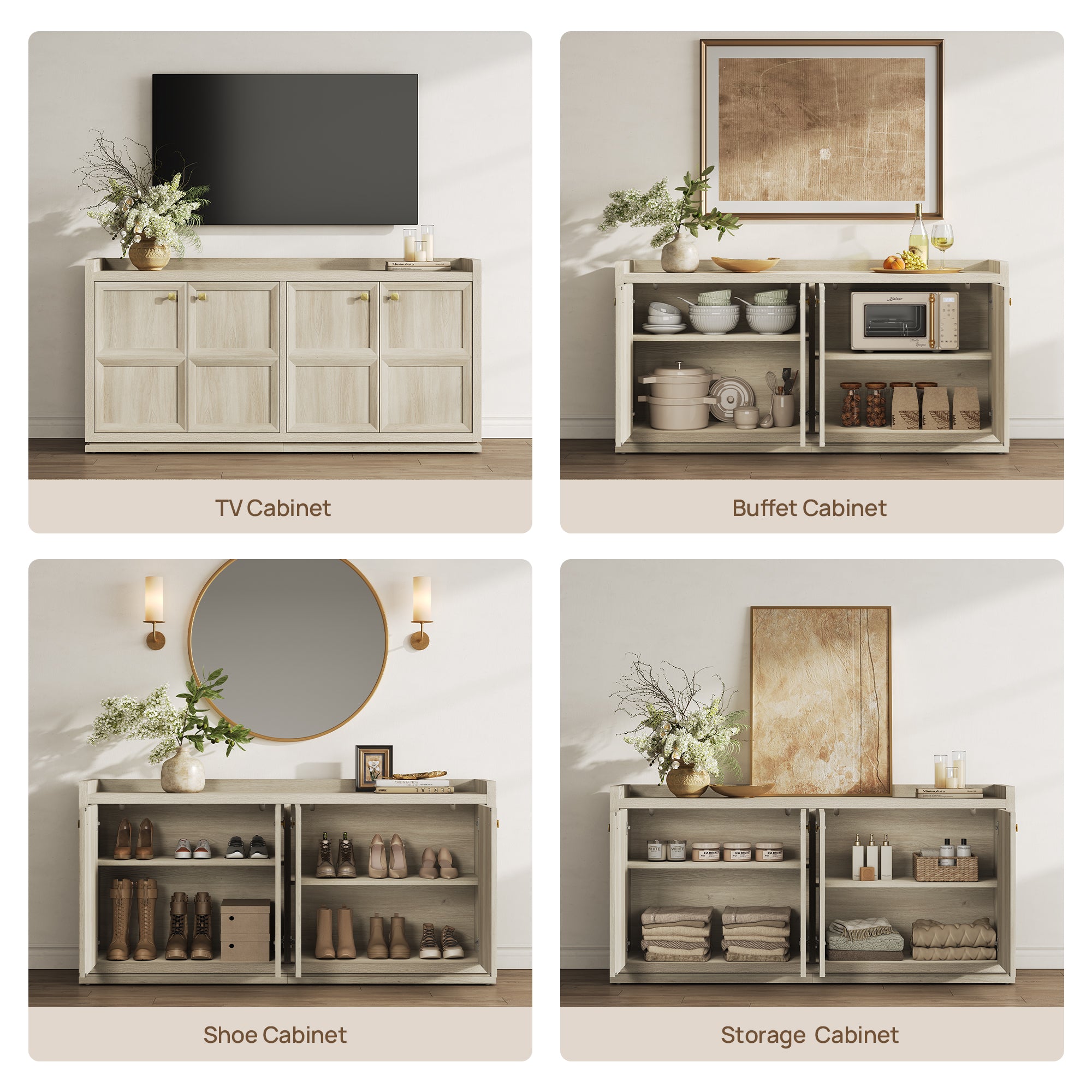 Helio Sideboard with 4 Doors