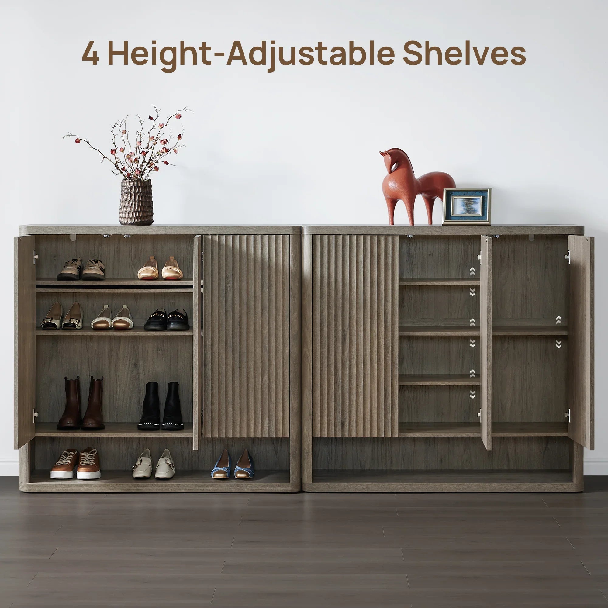Cas Shoe Storage Cabinet with Doors
