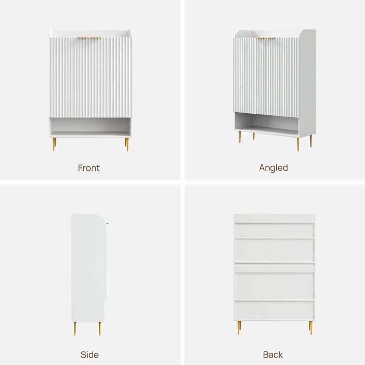 Opus White Shoe Cabinet