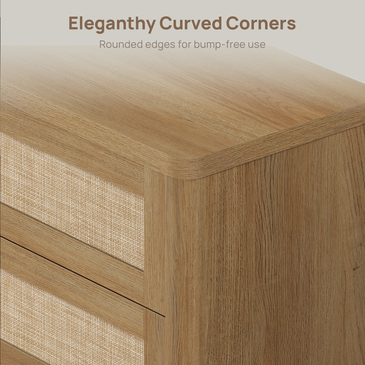 Zura Nightstand with 3 Drawers