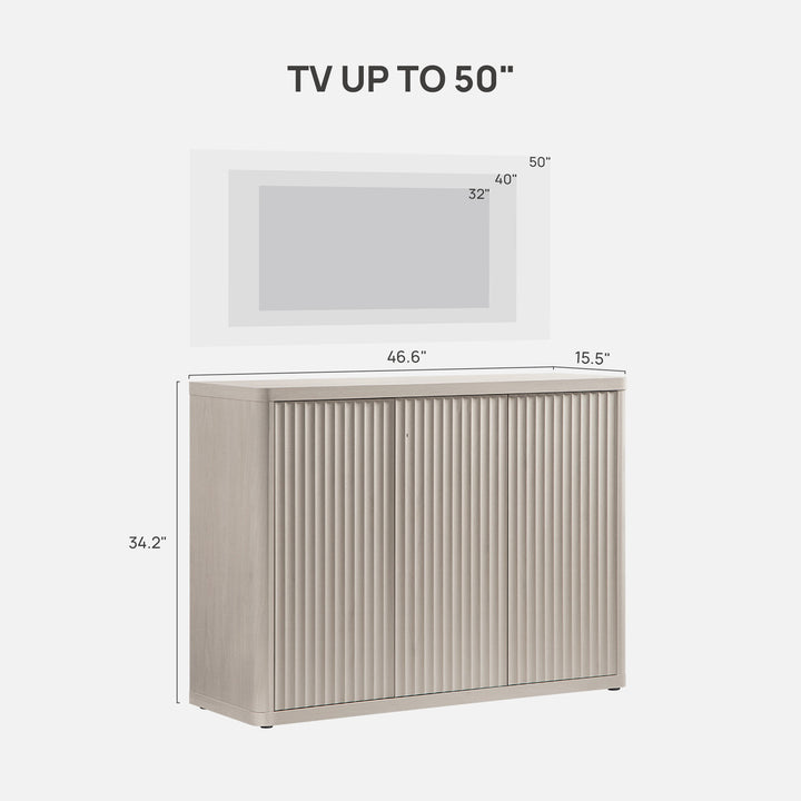 Cas TV Stand with 3 Doors