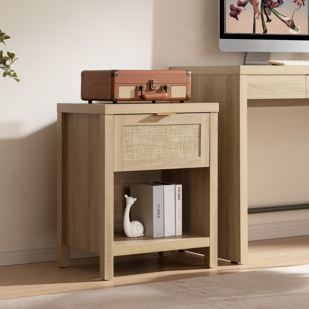 Savanna Rattan Nightstand