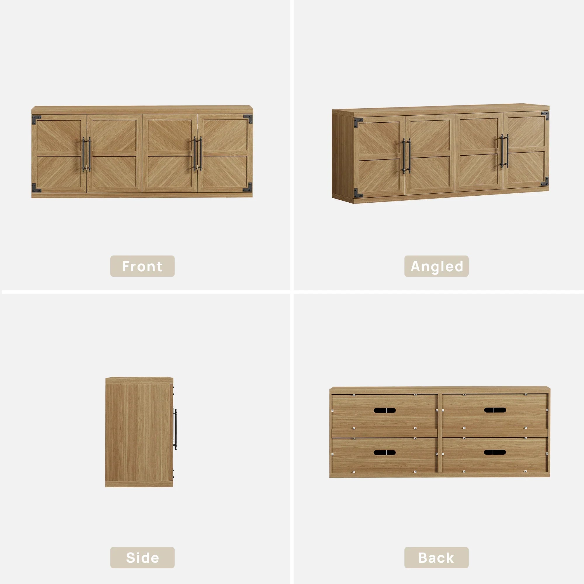 Willow TV Stand, 61.3 Inch Wide