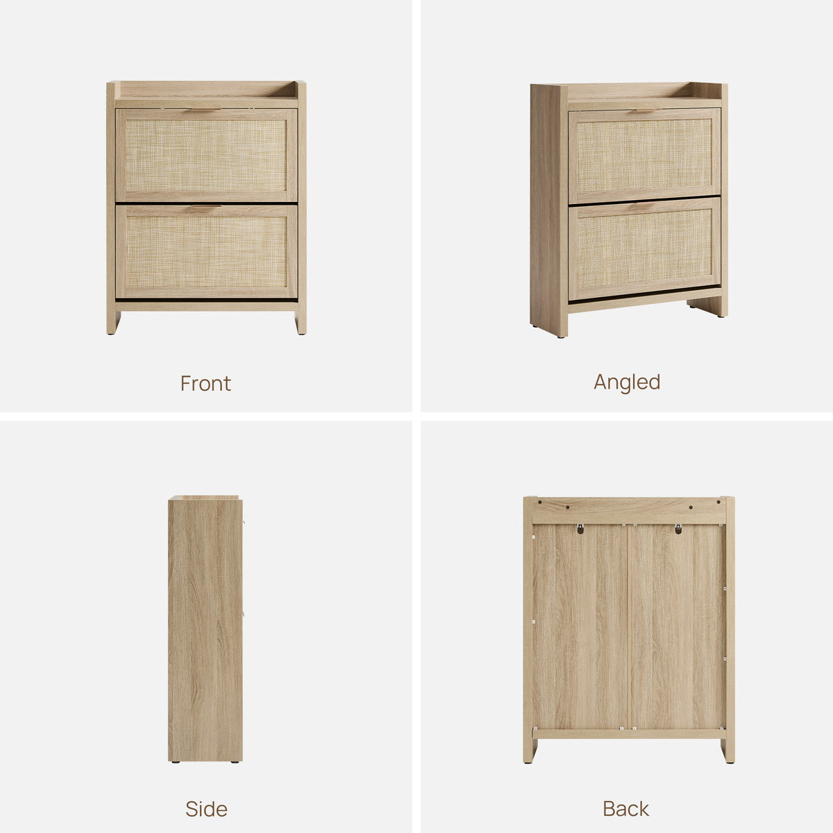 Savanna Shoe Cabinet with 2 Flip Drawers
