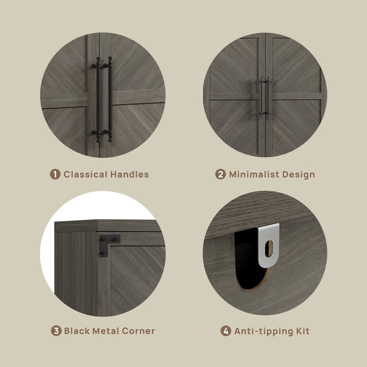 Willow Shoe Cabinet with 2 Doors