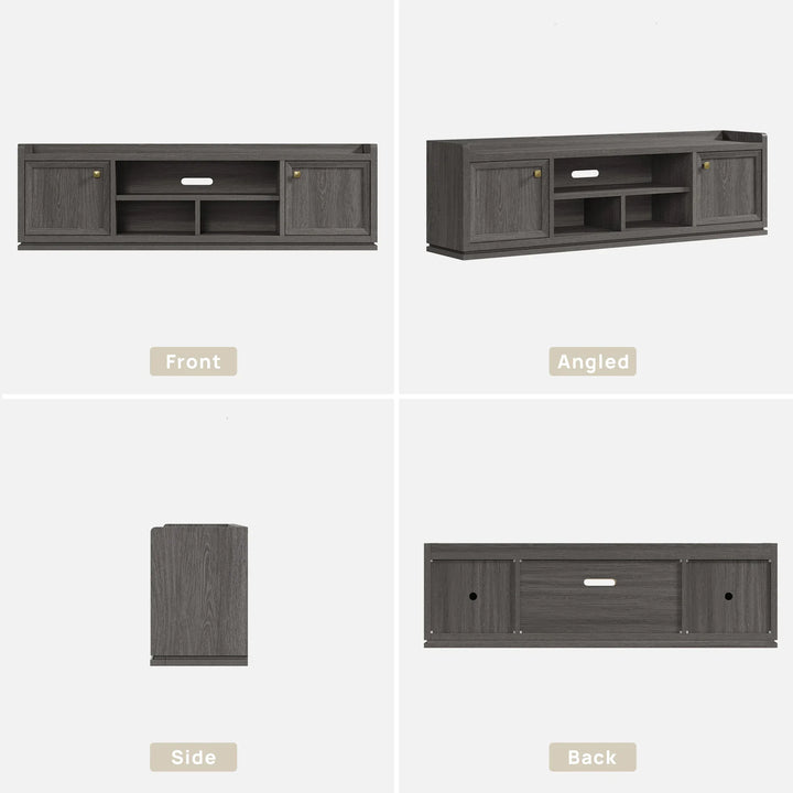 Helio Modern TV Stand with Doors