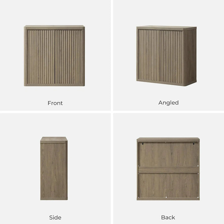 Cas Buffet Cabinet with Storage - 1 Piece - Coastal Oak
