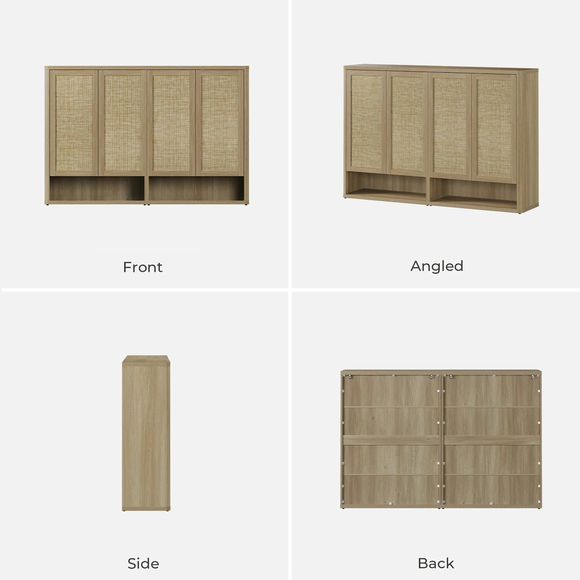 Zura Shoe Cabinet with 4 Doors