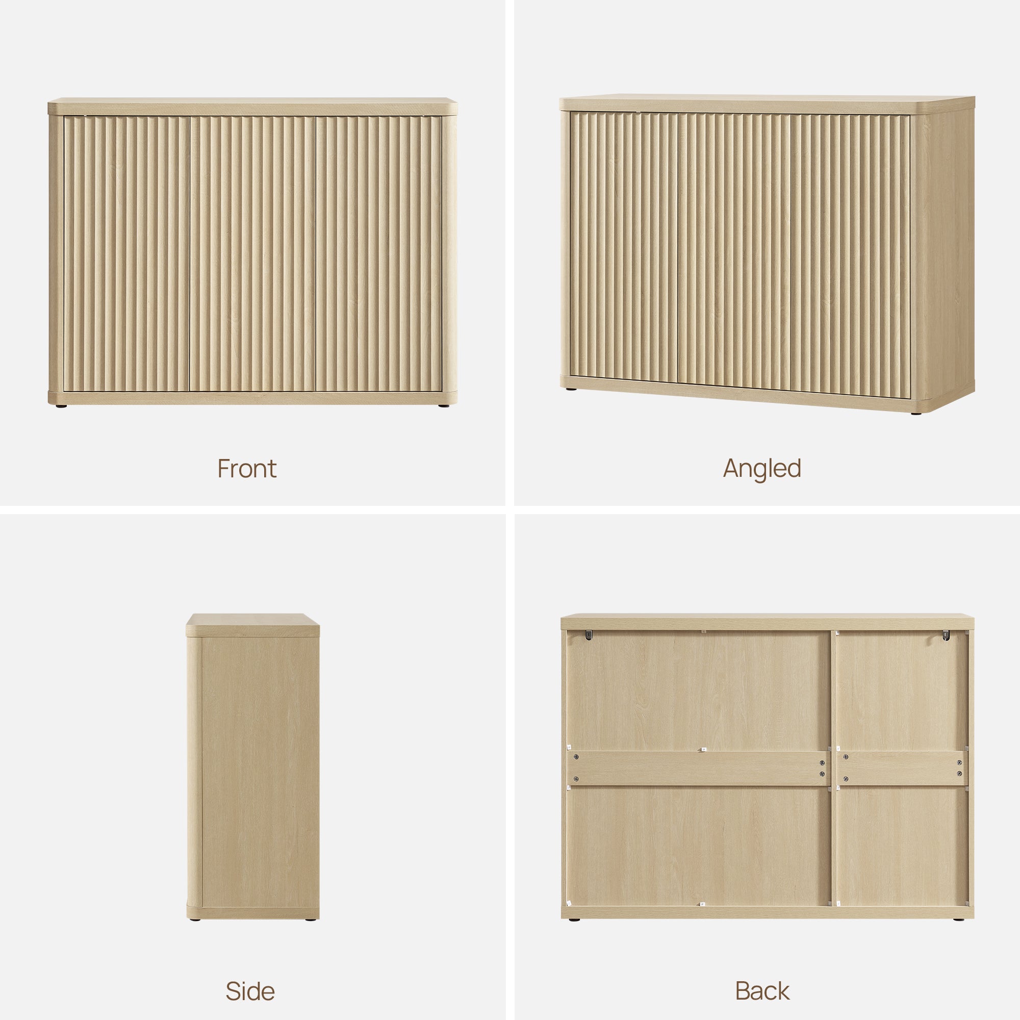 Cas Sideboard Cabinet, 3 Doors Storage