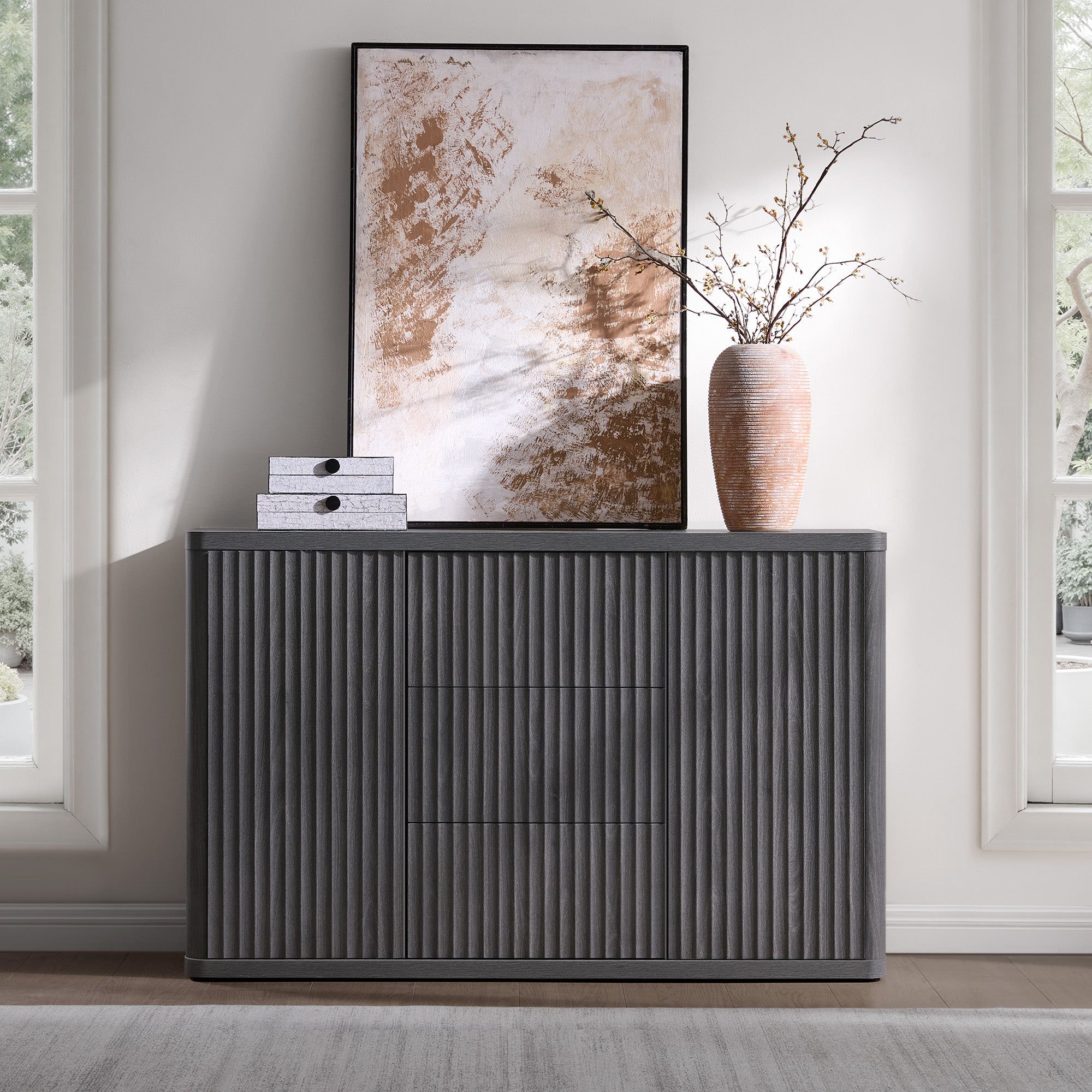 Cas Sideboard With 2 Doors And 3 Drawers