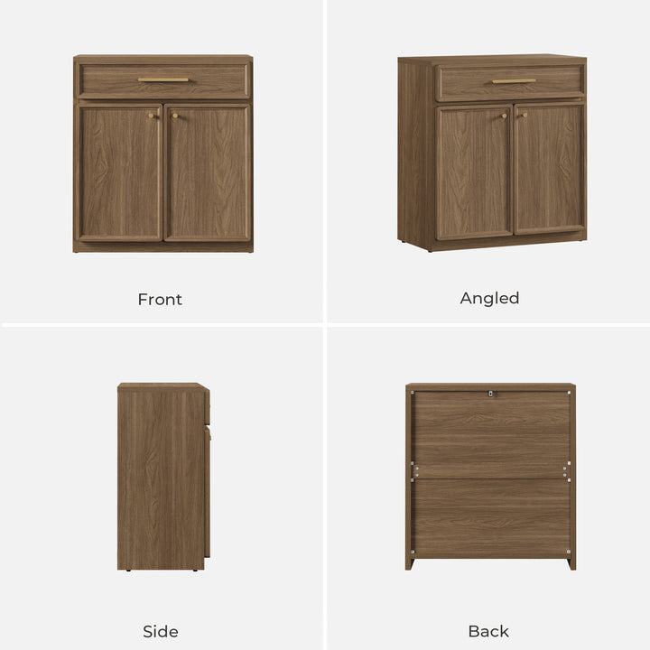 Crescent 60'' Wide TV Stand, Large Storage, Set of 2