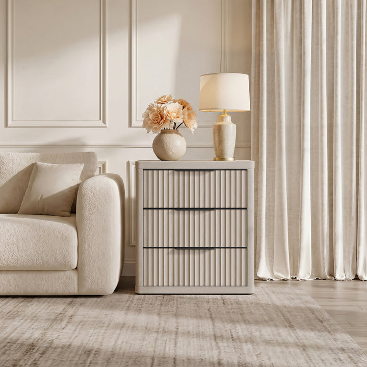 Stria 9-Drawer Dresser and Cas 3-Drawer Nightstand Set