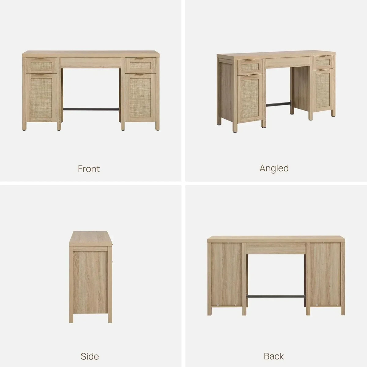 Savanna Office Table with Drawers