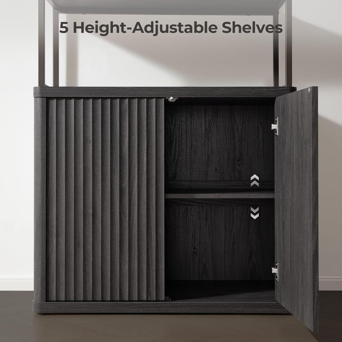 Cas Black Bookshelf