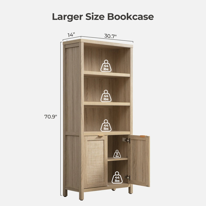 Savanna 70.9Inch Bookcase