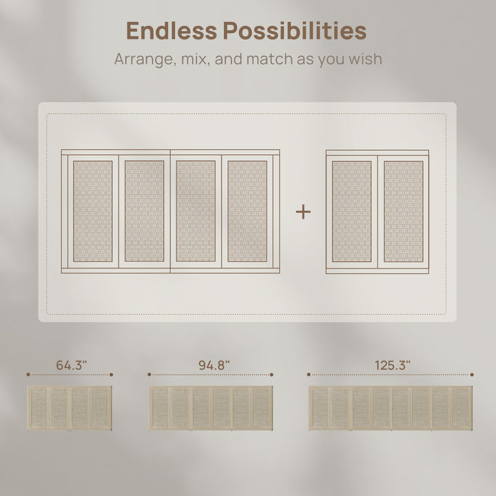 Zura 2-Door Buffet Cabinet, Large Storage