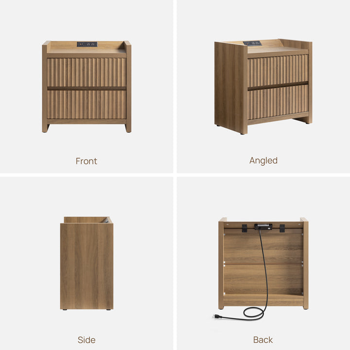 Prelude Nightstand with Charger Station