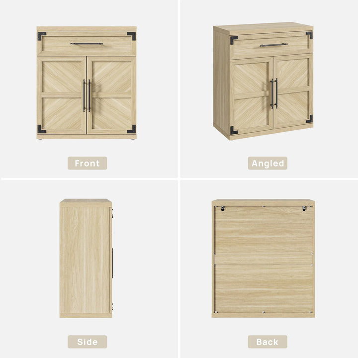 Willow Sideboard with 1 Drawer and 2 Doors for Living Room