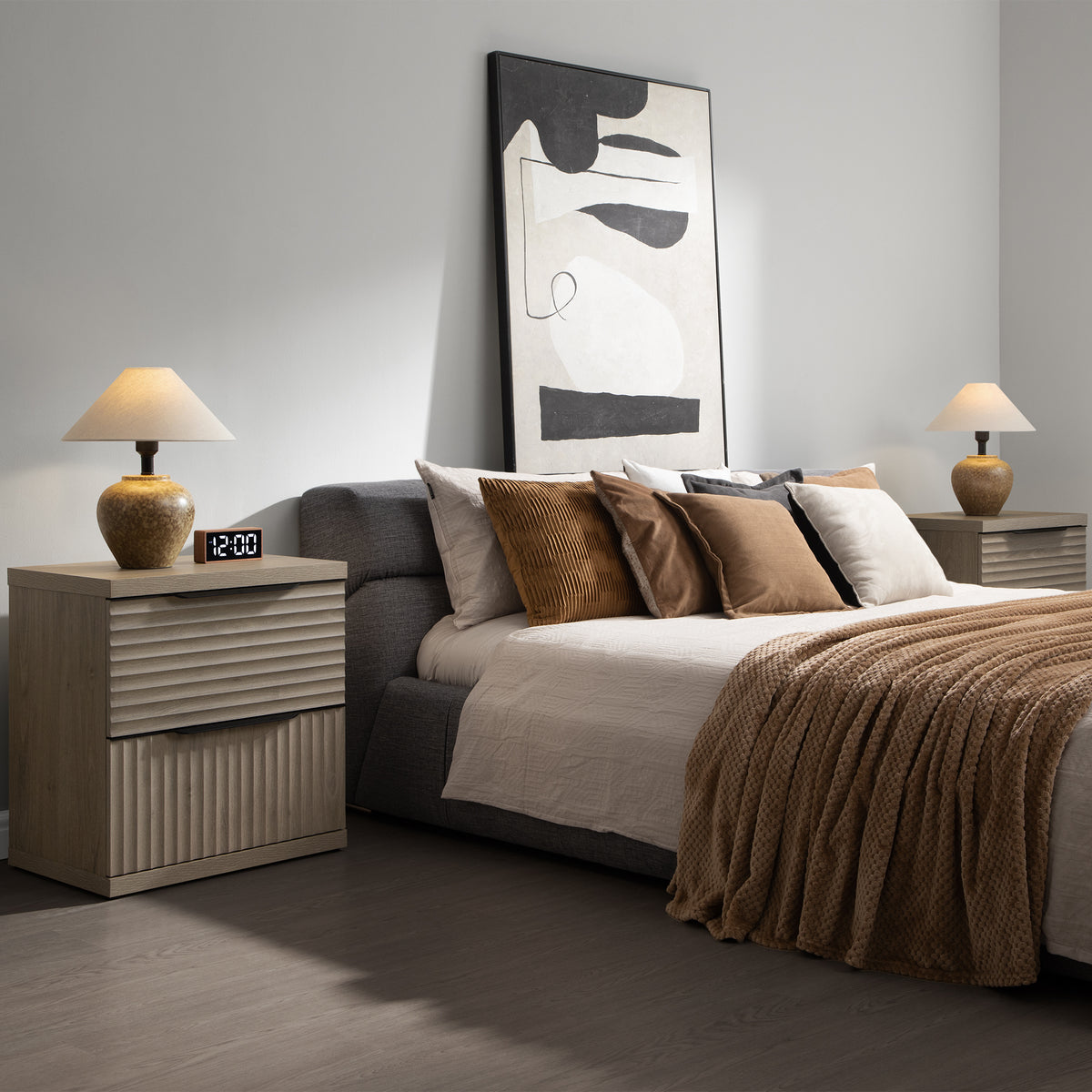Stria Modular 9 Drawers Dresser Bedroom Set
