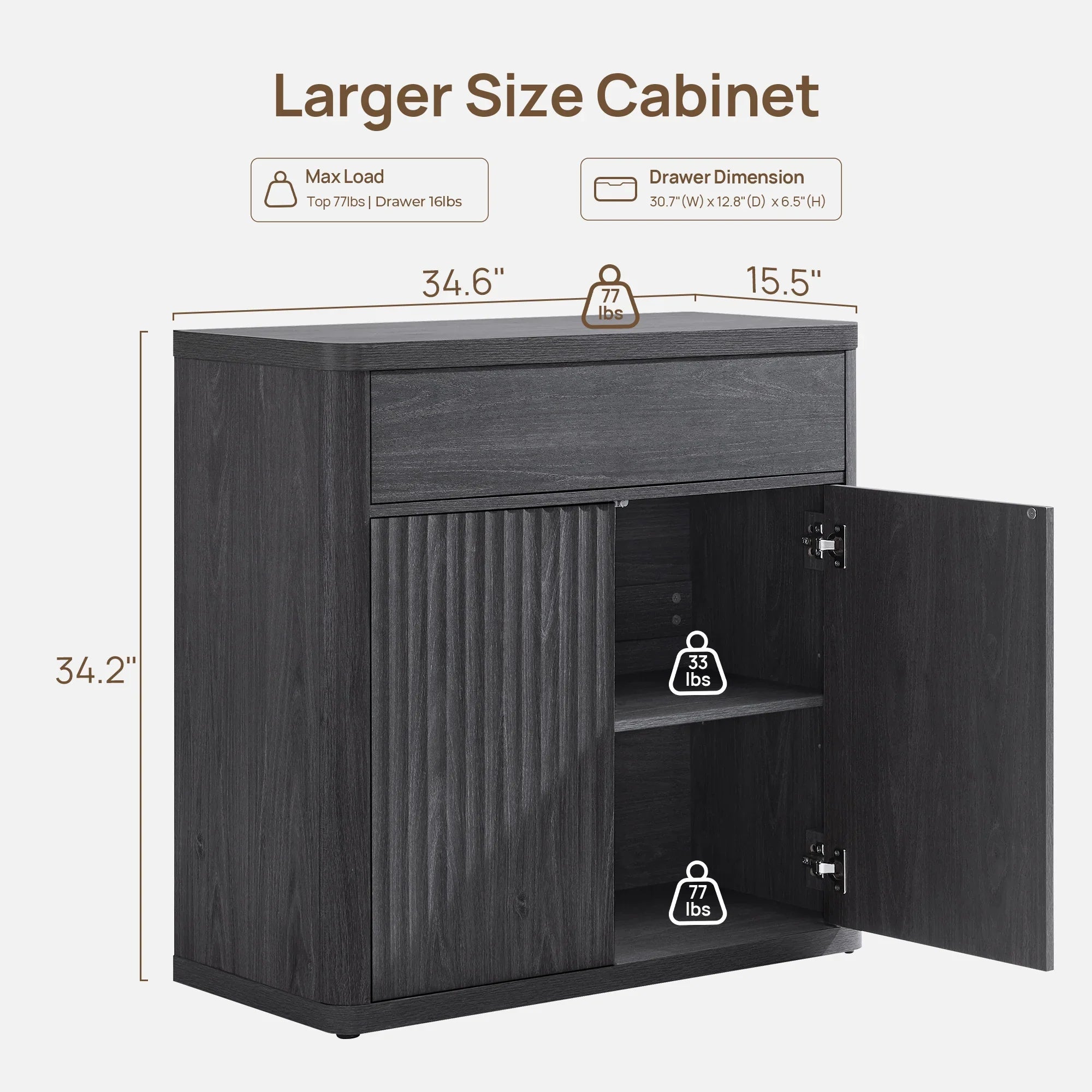 Cas Sideboard Cabinet With 2 Doors