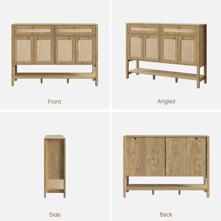 Terra Rattan Sideboard Cabinet, Modern Storage