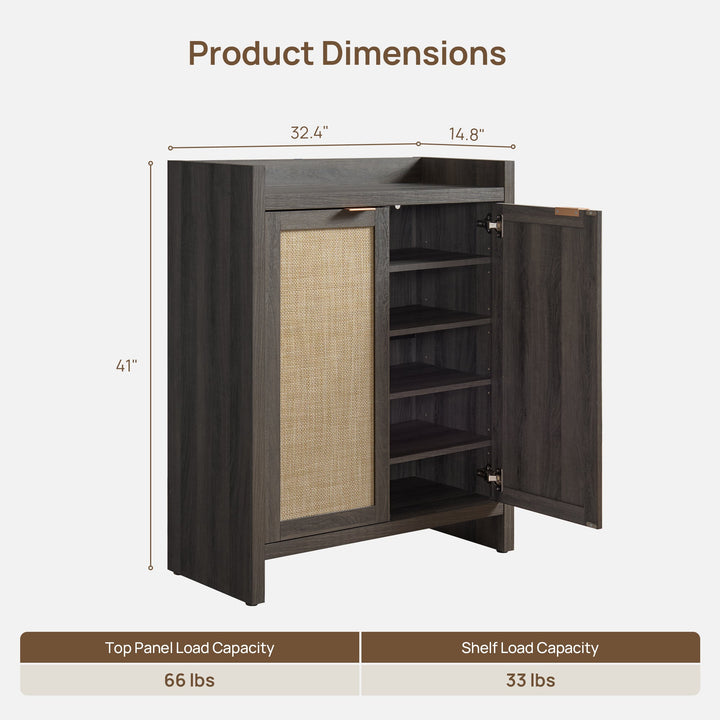 Savanna Entryway Table with 2 Doors, Set of 3