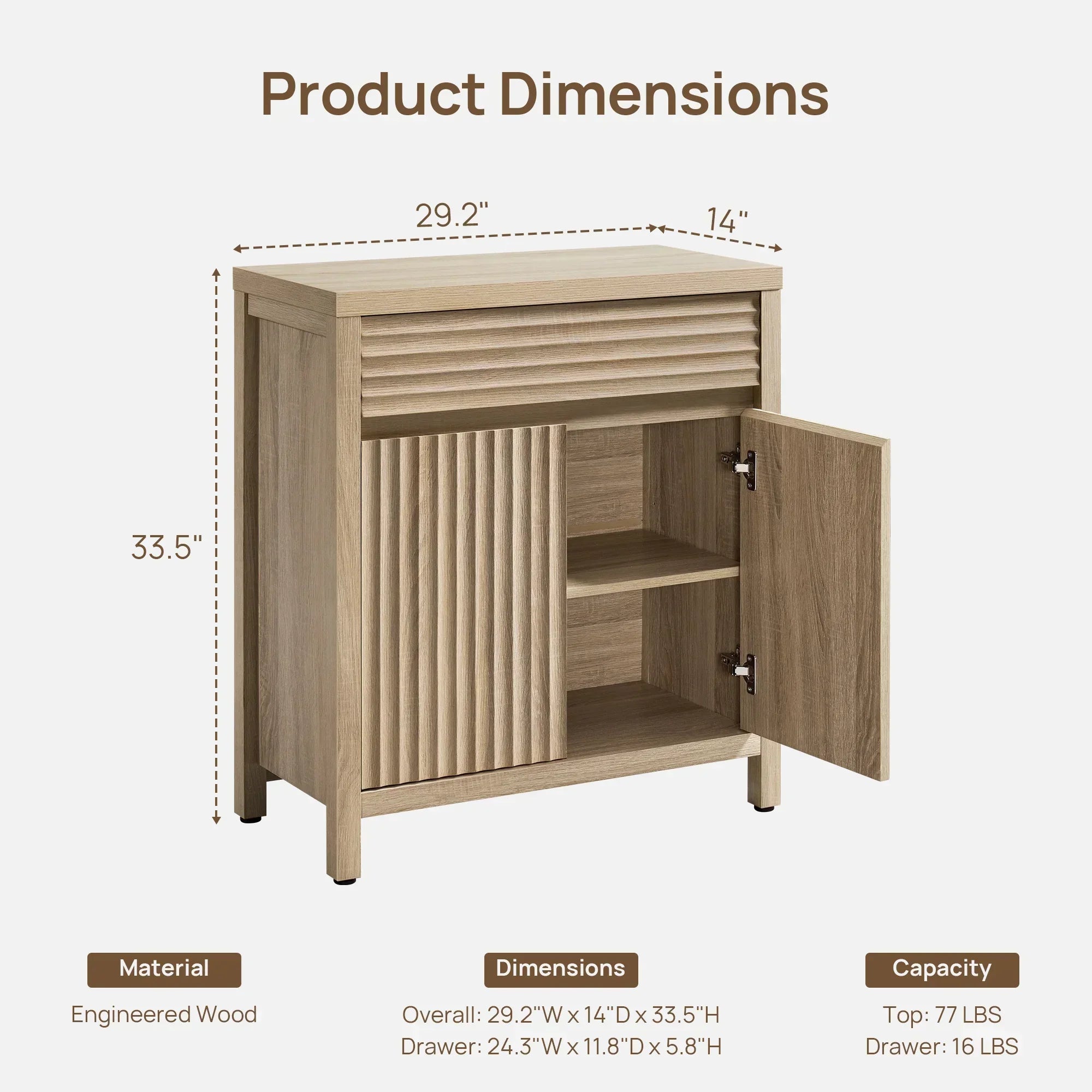 Prelude Buffet Cabinet with Storage